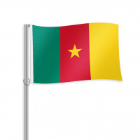 Kamerun Fahne im Querformat kaufen Kamerun Fahne im Querformat kaufen