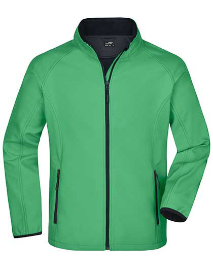 Men's Promo Softshell Jacket individuell bestickt Green