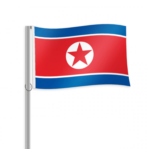 KoreaDemokratischeVolksrepublik Fahne im Querformat kaufen