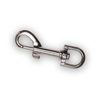 Karabinerhaken aus Druckguss, vernickelt Karabinerhaken aus Druckguss, vernickelt