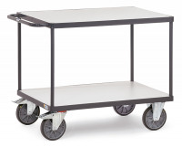 Fetra ESD-Tischwagen Ladefläche 850 x 500 mm 2 Böden bis 600 kg Fetra ESD-Tischwagen Ladefläche 850 x 500 mm 2 Böden bis 600 kg