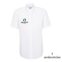 Men's Shirt Regular Fit Short Sleeve individuell bestickt Men's Shirt Regular Fit Short Sleeve individuell bestickt