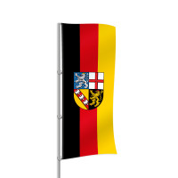 Saarland Hochformatfahne Saarland Hochformatfahne