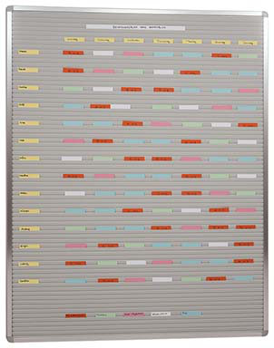 Einstecktafel Schienen:73100 x 130cm