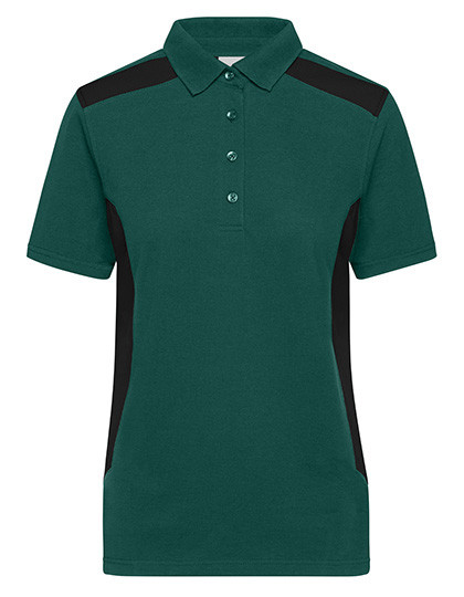 Ladies Workwear Polo Strong individuell bedruckt Dark Green