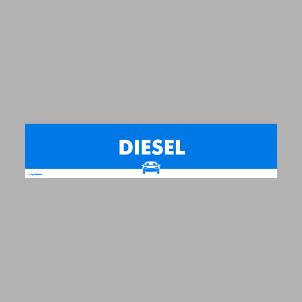 Text-Folien 480 x 109 mm, blau
