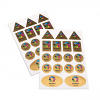 Stickerbogen Folie gold metallic Stickerbogen Folie gold metallic