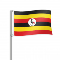 Uganda Fahne im Querformat kaufen Uganda Fahne im Querformat kaufen