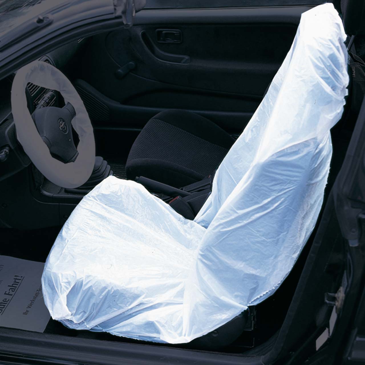 FÖRCH Sitzschoner Kunstleder Airbag Sitzbezug abwaschbar Auto  Werkstattschoner