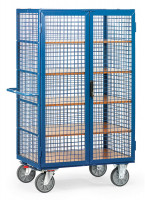 Fetra Kastenwagen mit Gitterwänden Doppelflügeltür und Treibriegelverschluss Fetra Kastenwagen mit Gitterwänden Doppelflügeltür und Treibriegelverschluss