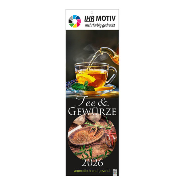 Streifenkalender Tee und Gewürze Deckblatt