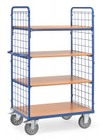 Fetra Etagenwagen Drahtgitter 4 Böden Höhe 1800 mm Fetra Etagenwagen Drahtgitter 4 Böden Höhe 1800 mm