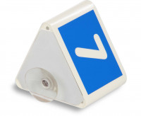 Leitzahlträger blau mit Saugnapf1-25 Leitzahlträger blau mit Saugnapf1-25