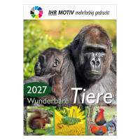 Bildkalender Wunderbare Tiere, Ausgabe 2027 Deckblatt Bildkalender Wunderbare Tiere, Ausgabe 2027 Deckblatt