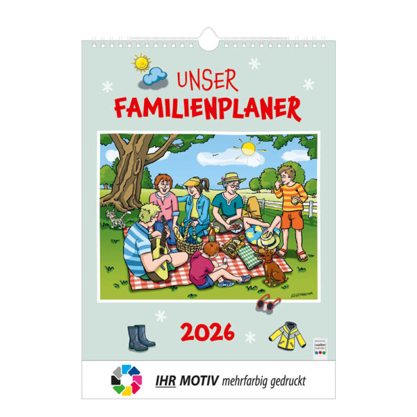 Unser Familienplaner Deckblatt
