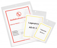 Sichttasche aus PP-Klarsichtfolie Sichttasche aus PP-Klarsichtfolie