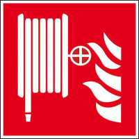 Brandschutzschild Löschschlauch Aluminium, nachleuchtend15 x 15 cm Brandschutzschild Löschschlauch Aluminium, nachleuchtend15 x 15 cm
