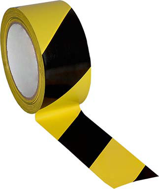 Bodenmarkierungsbänder 2-farbig gelb-schwarz