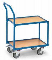 Fetra Etagenroller mit Rohrschiebebügel 2 Etagen mit Rand, Ladefl 605 x 408 mm bis 100 kg Fetra Etagenroller mit Rohrschiebebügel 2 Etagen mit Rand, Ladefl 605 x 408 mm bis 100 kg