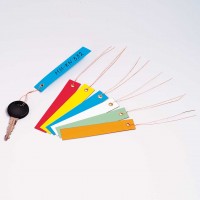 PVC-Hänge-Etikett kompakt, Format 100 x 18 mm PVC-Hänge-Etikett kompakt, Format 100 x 18 mm