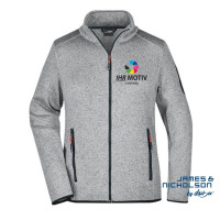 Ladies Knitted Fleece Jacket individuell bestickt Ladies Knitted Fleece Jacket individuell bestickt