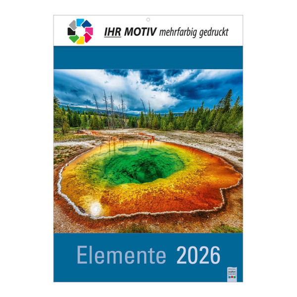 Bildkalender Elemente Deckblatt
