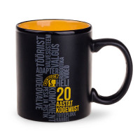 Tomek Supreme Tasse aus Keramik schwarz/gelb Tomek Supreme Tasse aus Keramik schwarz/gelb