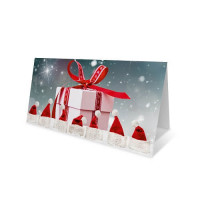 Weihnachts-Klappkarte, Motiv Zipfelmütze Weihnachts-Klappkarte, Motiv Zipfelmütze