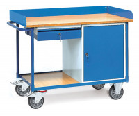 Fetra Werkstattwagen Ladefläche 1120 x 650 mm 1 Schrank 1 Schublade Fetra Werkstattwagen Ladefläche 1120 x 650 mm 1 Schrank 1 Schublade