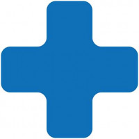 Stellplatzmarker X-Stück 0,7 mm Polycarbonat blau Stellplatzmarker X-Stück 0,7 mm Polycarbonat blau