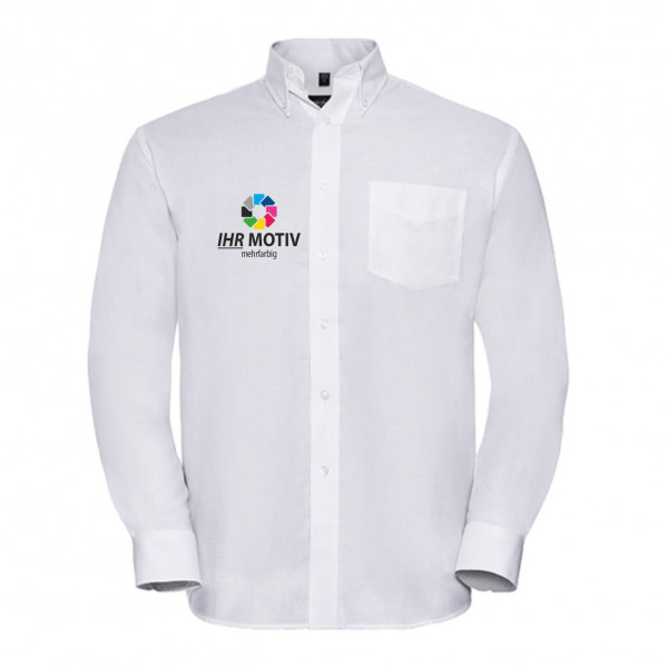 Men's Long Sleeve Classic Oxford Shirt individuell bestickt
