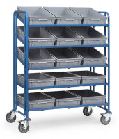 Fetra Eurokastenwagen mit Kästen Ladefläche 1240 x 610 mm Fetra Eurokastenwagen mit Kästen Ladefläche 1240 x 610 mm