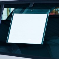 Infohalter mit Blechhaken für DIN A4-Querformat Infohalter mit Blechhaken für DIN A4-Querformat