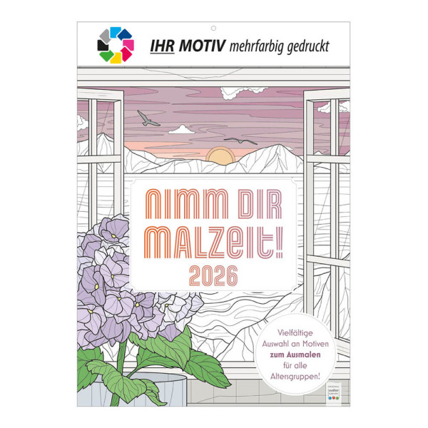 Wandkalender Nimm dir MALZEIT Deckblatt