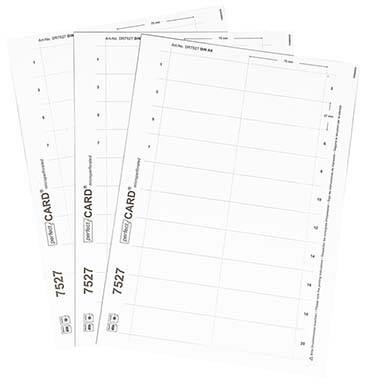 Blanko-Druckbogen für EICHNER NamenschilderPaket je 100 St