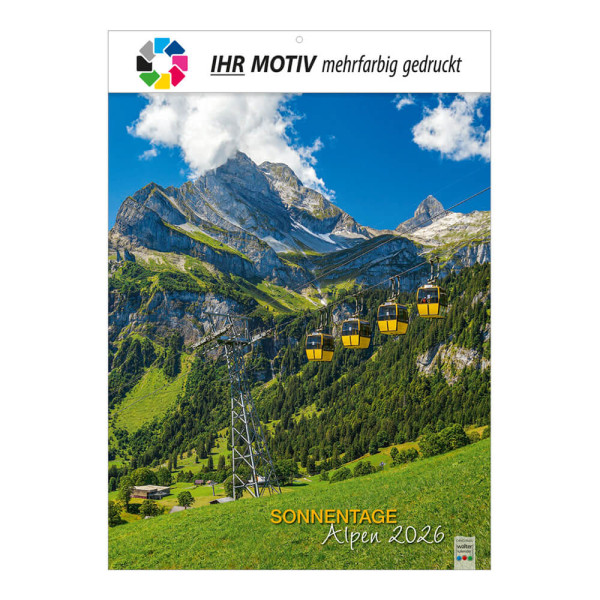 Bildkalender Sonnentage Alpen Deckblatt