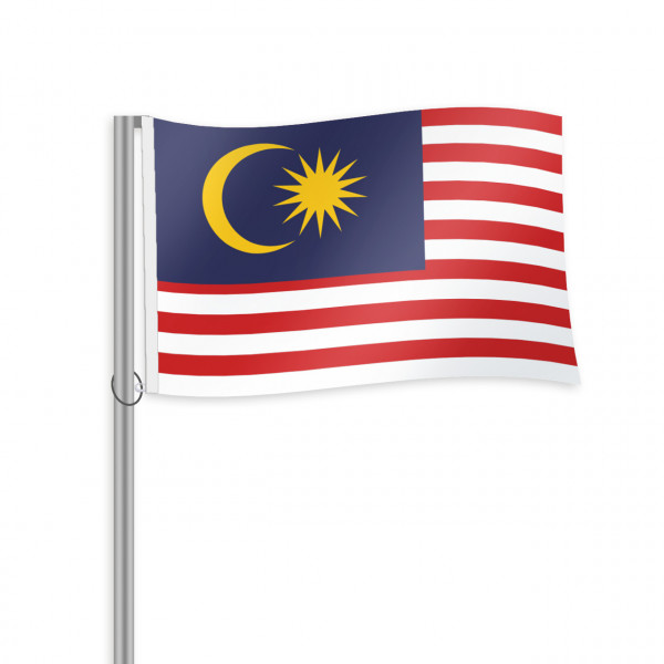 Malaysia Fahne im Querformat kaufen