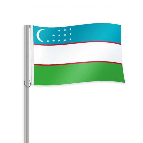Usbekistan Fahne im Querformat kaufen