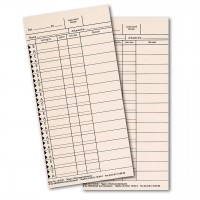 Tages- und Wochen-Arbeitskarte, Format 9,2 x 18 cm Tages- und Wochen-Arbeitskarte, Format 9,2 x 18 cm