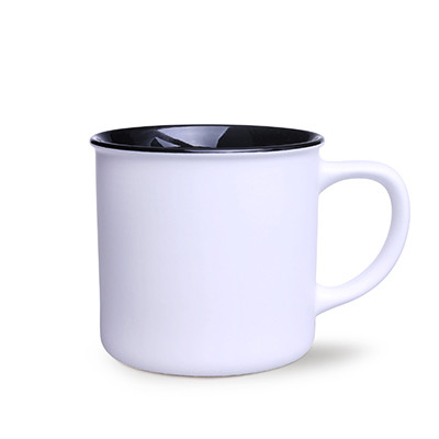 Loft Pure Tasse aus Keramik weiß/schwarz