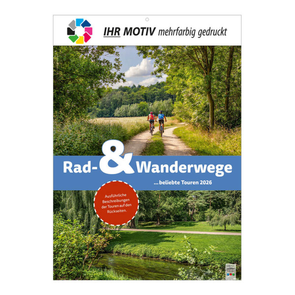 Bildkalender Rad- und Wanderwege Deckblatt