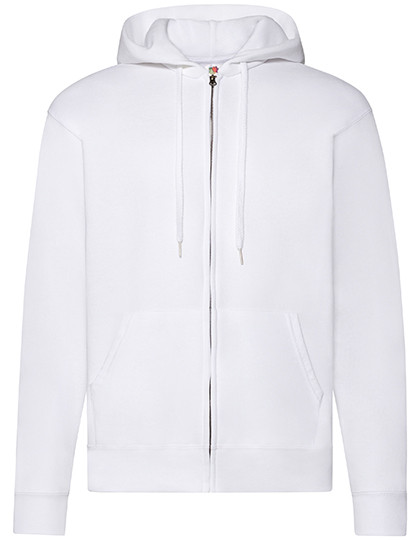 Classic Hooded Sweat Jacket individuell bedruckt White