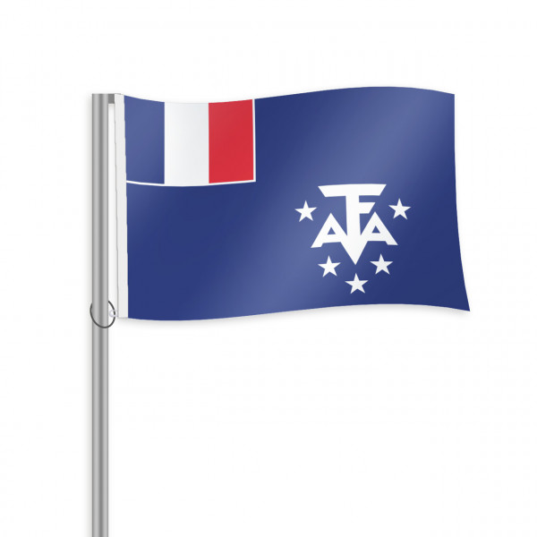 FranzoesischeSued-undAntarktisgebie Fahne im Querformat kaufen