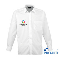 Men's Poplin Long Sleeve Shirt individuell bestickt Men's Poplin Long Sleeve Shirt individuell bestickt