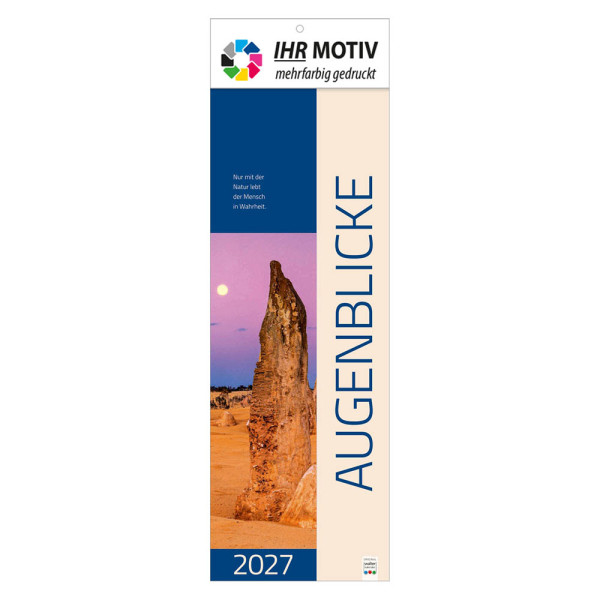 Streifenkalender Augenblicke, Ausgabe 2027 Deckblatt