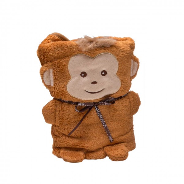 Kuscheldecke "Affe"