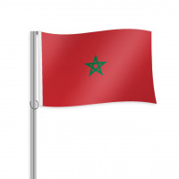 Marokko Fahne im Querformat kaufen Marokko Fahne im Querformat kaufen