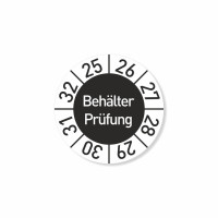 Behälterprüfung Behälterprüfung