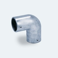 Kniestück für Alu-Rohre mit 60 mm Außendurchmesser Kniestück für Alu-Rohre mit 60 mm Außendurchmesser
