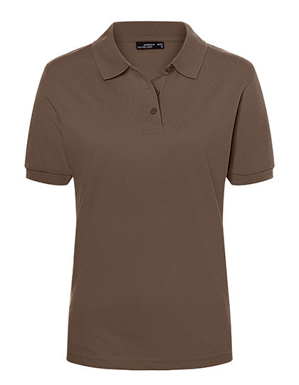 Ladies Classic Polo individuell bedruckt Brown
